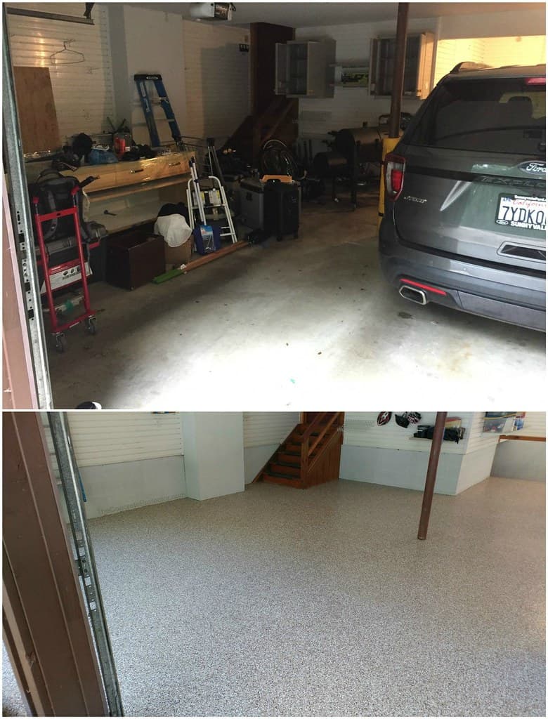 Concrete Garage Floors: Epoxy Coating vs. Bare Concrete