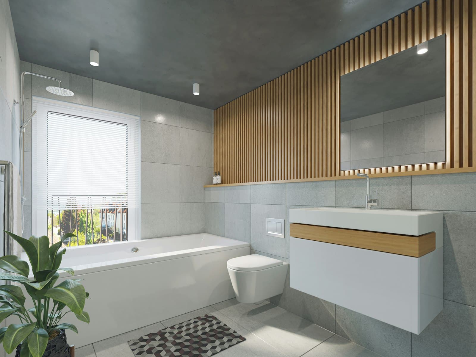 Spa-inspired bathroom renovation — North Pole Constructions
