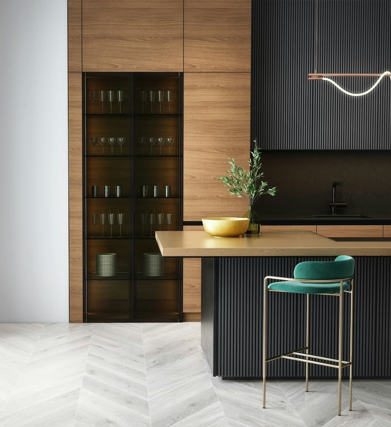 Custom kitchen renovation — North Pole Constructions