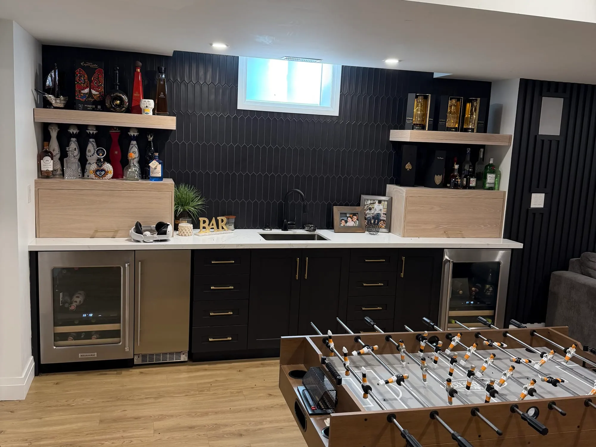 Kitchener Basement Bar and Media Room