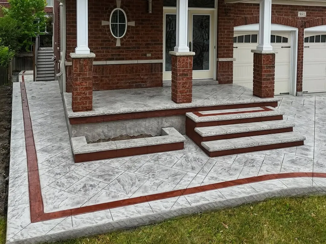 Concrete walkway and path — Northpole Design & Build